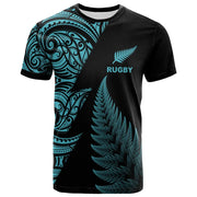 3D Zelanda Maori Palla da rugby Stampa T Shirt Sport Fitness T-shirt ad - immagine 12