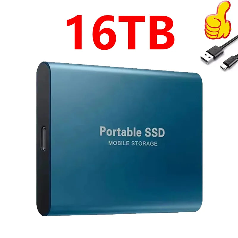 SSD esterno ad alta capacità 256TB HD esterno portatile 2TB Usb3.1 Potente disco a stato solido 1TB per laptop/computer/MAC/telefono