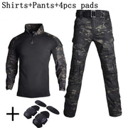 MCBK Uniforme tattica Tute da combattimento Milit Tuta mimetica Camicie caccia - immagine 10