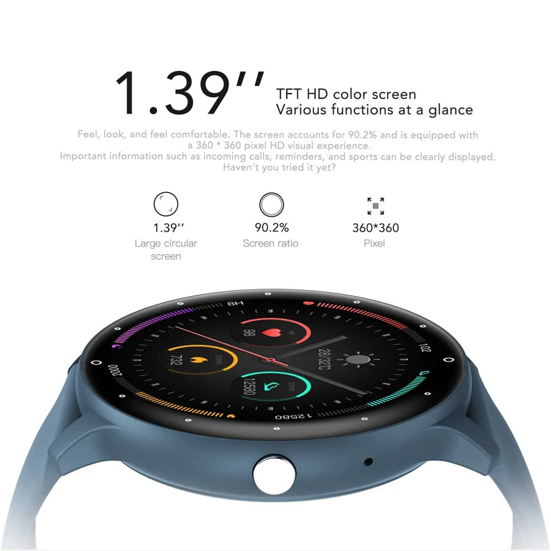 Smartwatch Ultra-Sottile per Uomo 100+ Modalità Sportive - immagine 3