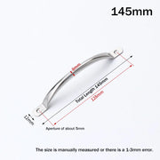Maniglie per porte multiuso in acciaio inossidabile da 2 pezzi - 145MM(8mm) - immagine 4