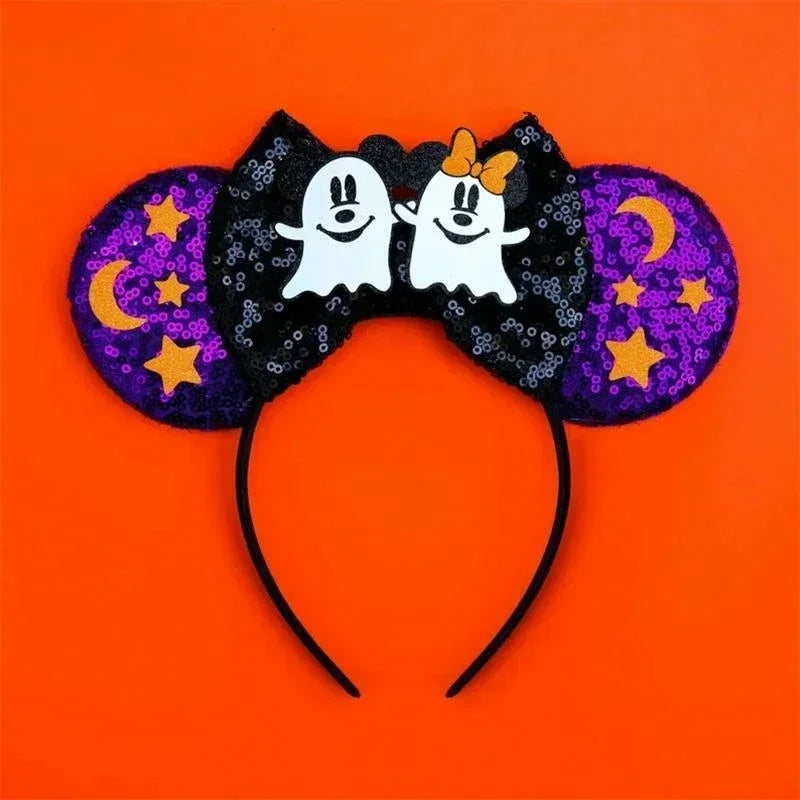 Disney Pink Daisy Duck Bow Fasce per capelli Paillettes viola Fascia orecchie di - 30 - immagine 31