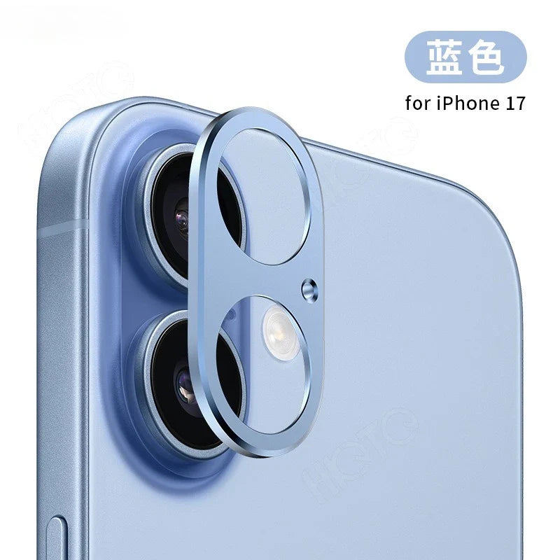 Protezioni per obiettivo fotocamera posteriore in metallo alluminio per Apple iPhone 17 Pro Max Air 17Pro 17Air 17ProMax Pellicola per anello di copertura per obiettivo cavo