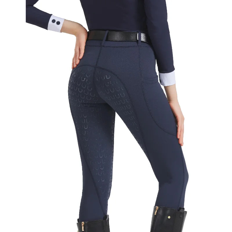 Pantaloni da Equitazione Donna Estivi – Leggings Antiscivolo in Silicone Traspiranti ed Elasticizzati