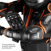 Giacca Protettiva Moto Integrale HEROBIKER – Armatura Completa Motocross Enduro Racing con Protezioni Schiena Petto Spalle Gomiti (S-4XL) - Campeda