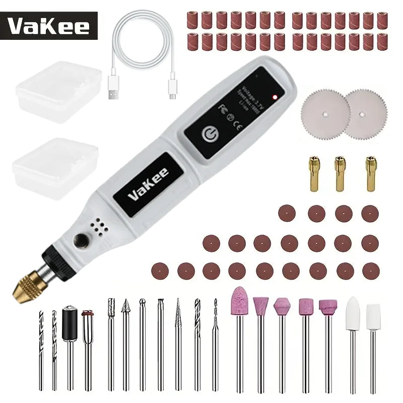 Mini trapano elettrico USB ricaricabile penna per incisione senza fili strumenti Dremel utensile rotante trapano a mano senza fili mini lucidatore per mano