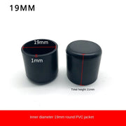 Tappetino per gamba sedia in gomma rotonda 10/12/14/16/20/25mm mobili Tappo tavolo - 4pcs 19MM - immagine 5