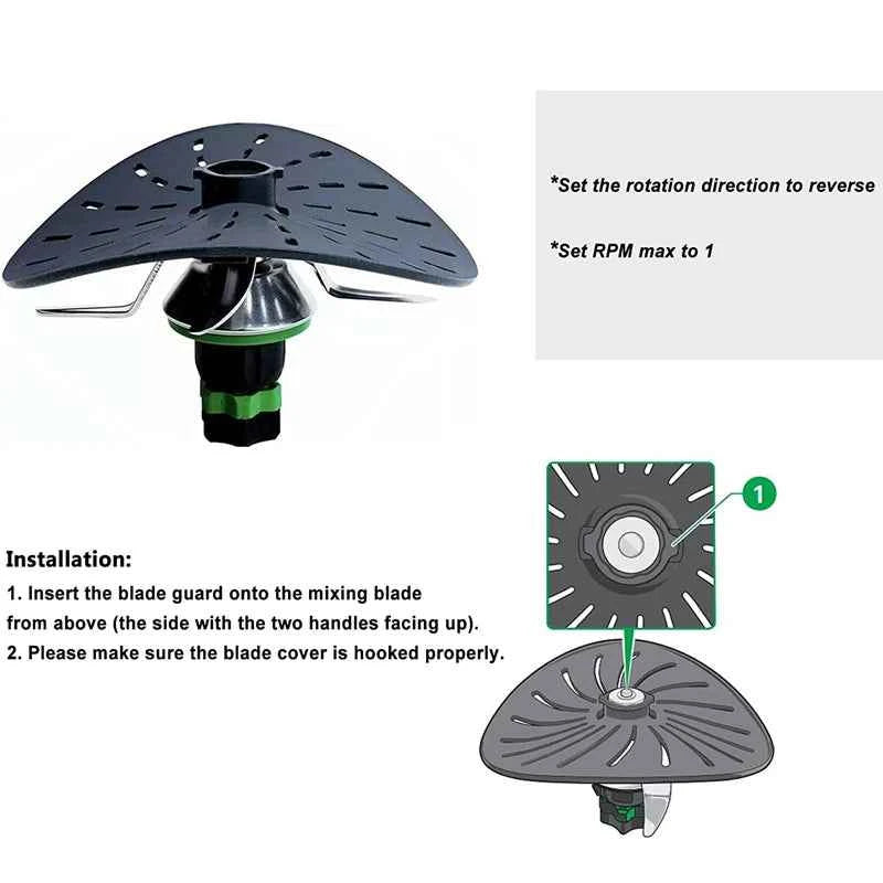 Nylon innovativo coperchio del coltello protezione della copertura della lama compatibile con Vorwerk Thermomix BIMBY TM5 TM6 TM31 utensili da cucina da cucina