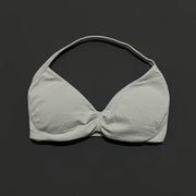 Reggiseno sportivo con spalline Intimo yoga Donna Palestra Top Corsa Esercizio senza - Beige - immagine 18