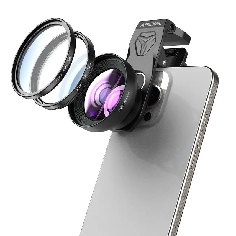 Obiettivo Macro Ultra HD APEXEL 100mm per Fotocamera Smartphone - immagine 11