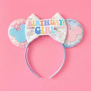 Disney Pink Daisy Duck Bow Fasce per capelli Paillettes viola Fascia orecchie di - 14 - immagine 15