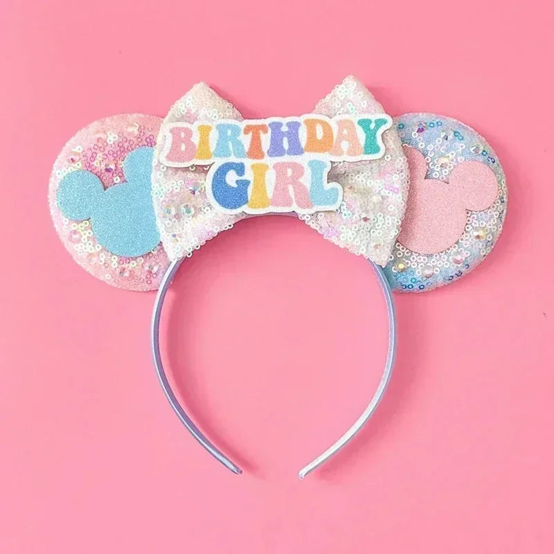 Disney Pink Daisy Duck Bow Fasce per capelli Paillettes viola Fascia orecchie di - 14 - immagine 15