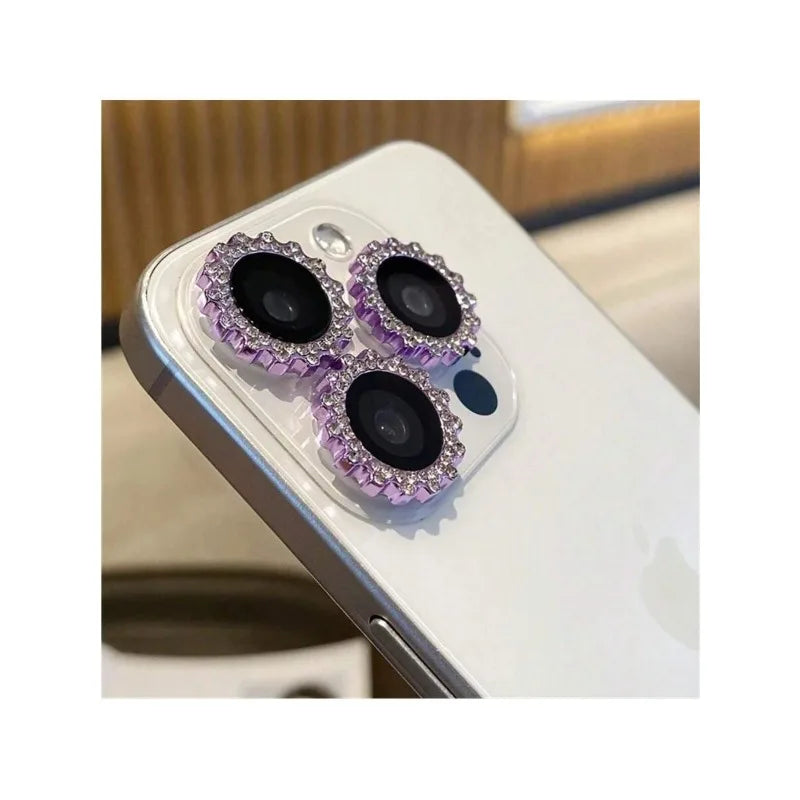 1 Set di Protezioni per Lenti Fotocamera in Vetro Diamantato – Design - immagine 5