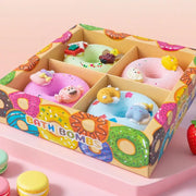 Set Regalo di Bombe da Bagno a Forma Ciambella con Giocattoli
