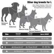Pettorina tattica militare per cani senza tirare - immagine 3