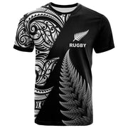 3D Zelanda Maori Palla da rugby Stampa T Shirt Sport Fitness T-shirt ad - immagine 5