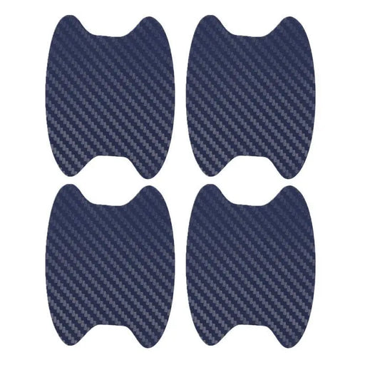 Adesivi Protezione Maniglie Auto 4 Pezzi – Pellicola Antigraffio in PVC Effetto Fibra di Carbonio, Copertura Portiera Universale - Campeda