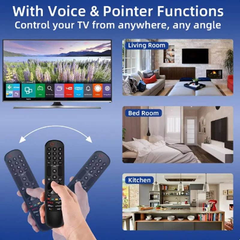 Telecomando magico sostitutivo MR22GA/GN per Smart TV con funzione vocale e puntatore