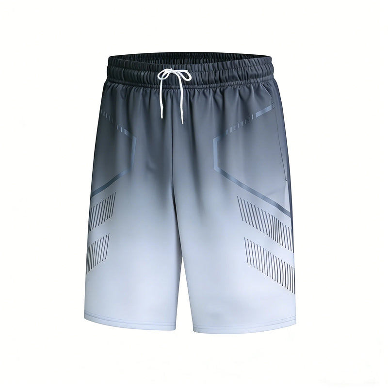 Pantaloncini Casual da Uomo per Corsa Asciugatura Rapida - Grigio S - immagine 28