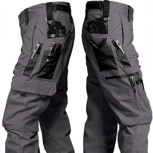 Pantaloni tattici cargo da esterno uomo multitasche impermeabili Abbigliamento lavoro