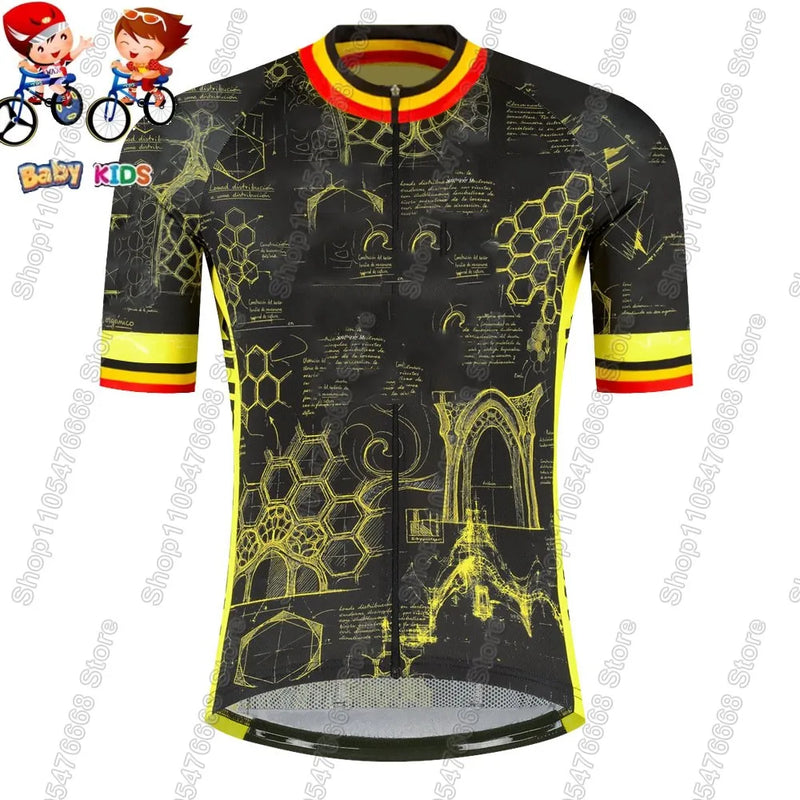 Set Maglia Ciclismo Bambini Tour Francia Wout Van Aert - immagine 13