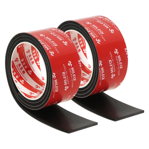 2 Pezzi Strisce di Gomma Neoprene Autoadesive da 1M