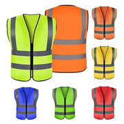 Stile quattro cerniere gilet riflettente cantiere - immagine 2