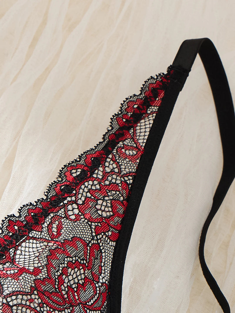 Reggiseno sexy completi da donna trasparente - immagine 5