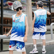 Uniforme da allenamento per bambini Maglia basket Camicia comoda ragazzi e ragazze ad - immagine 13