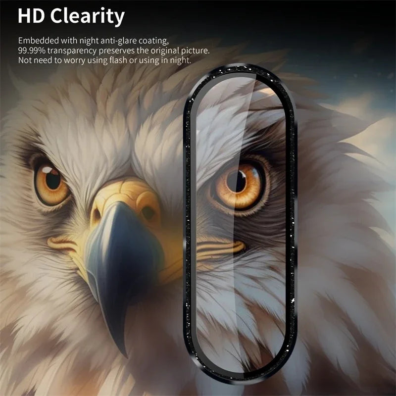 Glitter Diamond Matel Anello di protezione della fotocamera Custodia per Samsung Galaxy A56 A36 A26 5G A 56 36 Accessori per lenti in vetro temperato posteriore