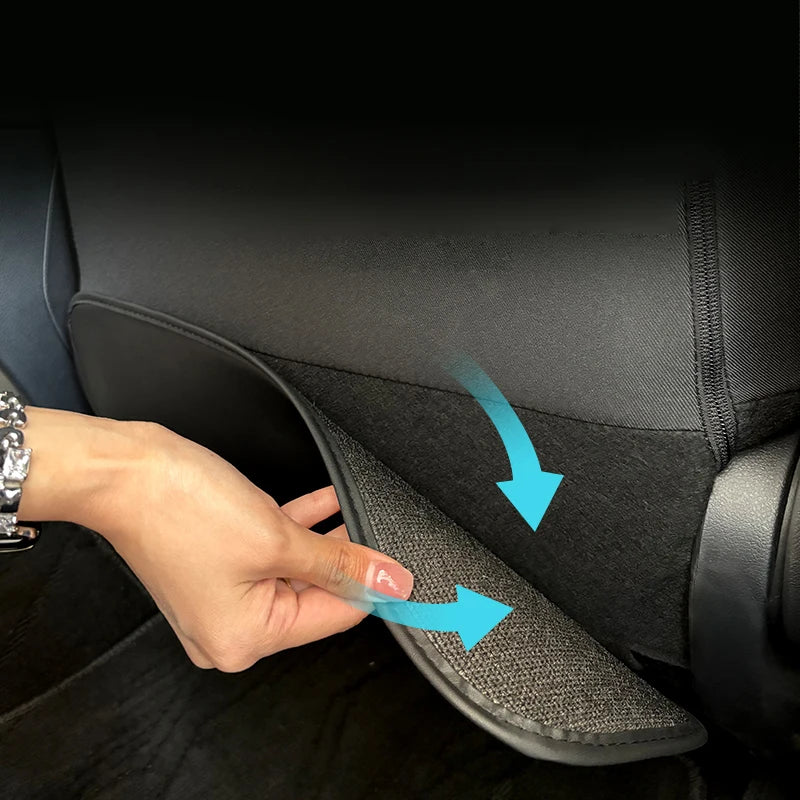 Kit di protezione per schienale seggiolino auto in microfibra Coprisedile posteriore