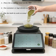 Compatibile con Thermomix TM7, Copertura in Silicone per Protezione della Bilancia, Coperchio Protettivo, Mantiene Pulita la Zona della Bilancia