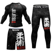 Completo Sportivo Cody: Magliette e Pantaloni a Compressione per MMA - immagine 15