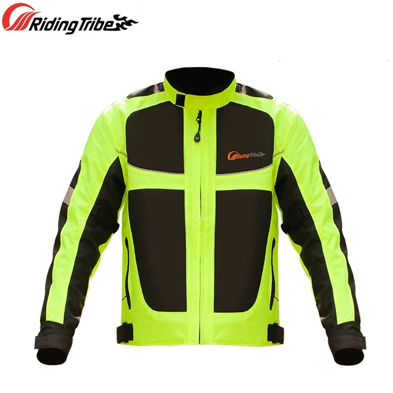 Giacca da moto traspirante stile estivo uomo donna Cappotto notte ad alta visibilità