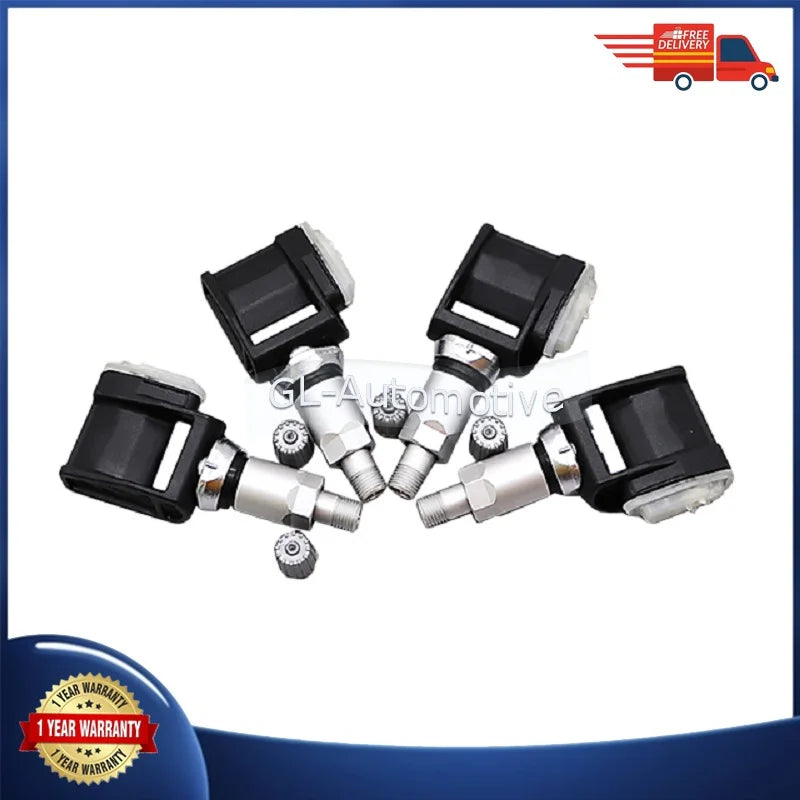 4PCS Per Mercedes-Benz Classe E W213 2016-2023 Sensore TPMS Sensore di Monitoraggio della Pressione Dei Pneumatici A 0009052102   433MHZ