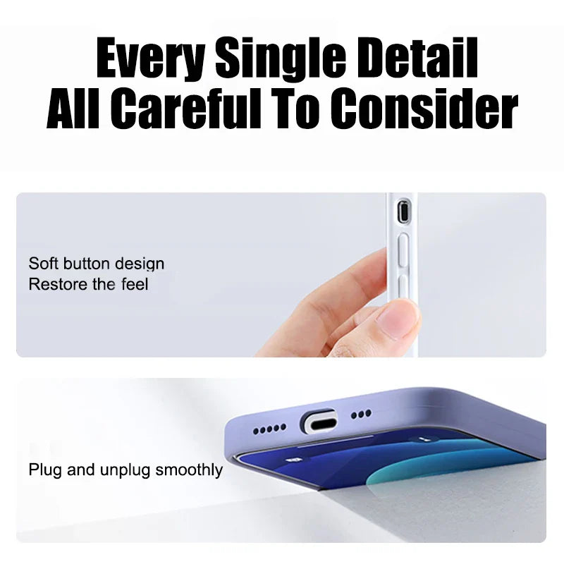 Custodia per telefono in silicone liquido di lusso per APPLE iPhone 11 13 12 14 15 16 Pro Max Custodie per iPhone 15 Plus Custodia protettiva antiurto