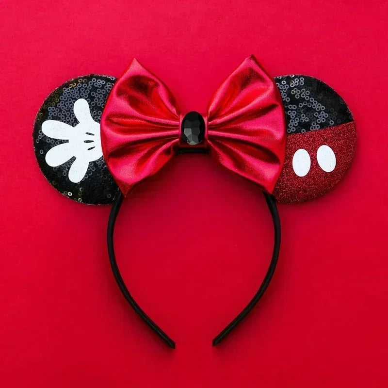 Disney Pink Daisy Duck Bow Fasce per capelli Paillettes viola Fascia orecchie di - 21 - immagine 22