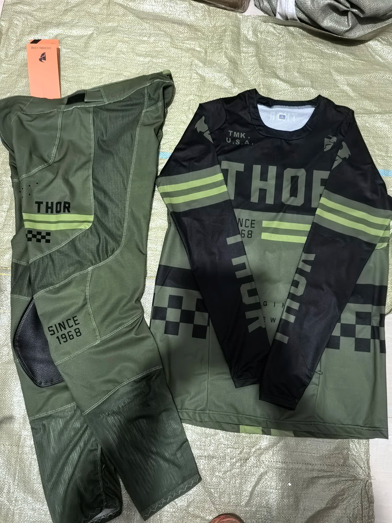 Kit Motocross FXR REVO 2026 – Completo MX Enduro Maglia + Pantaloni Off-Road Racing Unisex - Campeda