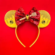 Disney Pink Daisy Duck Bow Fasce per capelli Paillettes viola Fascia orecchie di - 33 - immagine 34