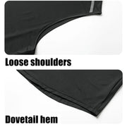 CHRLCK Gilet da corsa uomo Canotta palestra ad asciugatura rapida Fitness Camicia - immagine 6