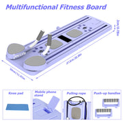 Tavola Fitness Multifunzionale per Pilates con Rimbalzo Automatico - immagine 4