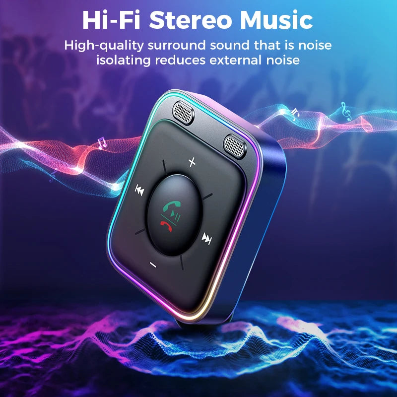 Adattatore per auto Joyroom Bluetooth 6.0 AUX con doppio microfono potenziato e - immagine 4