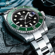 Orologio Uomo ADDIESDIVE Acciaio Inossidabile – Subacqueo 20 Bar, Quarzo Sportivo Elegante - Campeda