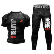 Completo Sportivo Cody: Magliette e Pantaloni a Compressione per MMA - immagine 14