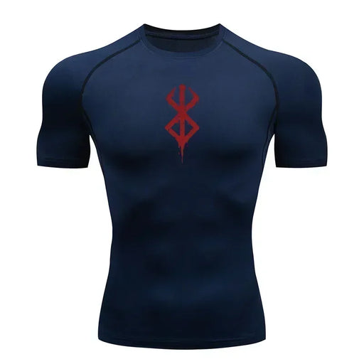 T-shirt compressione uomo LAMLKKY – rash guard traspirante ad asciugatura rapida per fitness, palestra e sport - Campeda