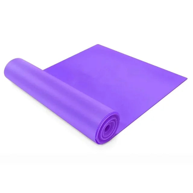 Fasce elastiche per yoga espansore cerchi fianchi portatili Pilates Cintura di - immagine 7
