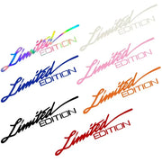 Adesivo Auto Moto “EDIZIONE LIMITATA” – Sticker Vinile Riflettente Laser per Car Styling, Decorazione Sportiva Universale - Campeda