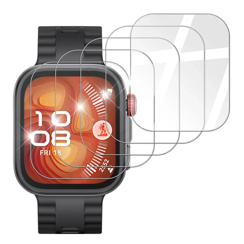 9H Tempered Glass for Huawei Watch Fit 4 Pro, Premium Screen Protector HD Clear Durable Anti-Scratch Protective Film Accessories