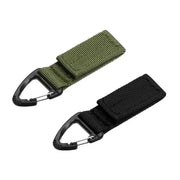 Clip Tattica MOLLE Porta Chiavi – Moschettone Nylon per Cintura e Zaino (1/2/3 Pezzi) Accessorio Outdoor EDC - Campeda