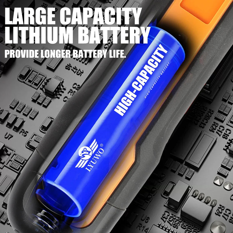 LYUWO Mini cacciavite elettrico wireless, punta da trapano ricaricabile da 1300 mAh, strumento di riparazione della coppia di smontaggio multifunzionale